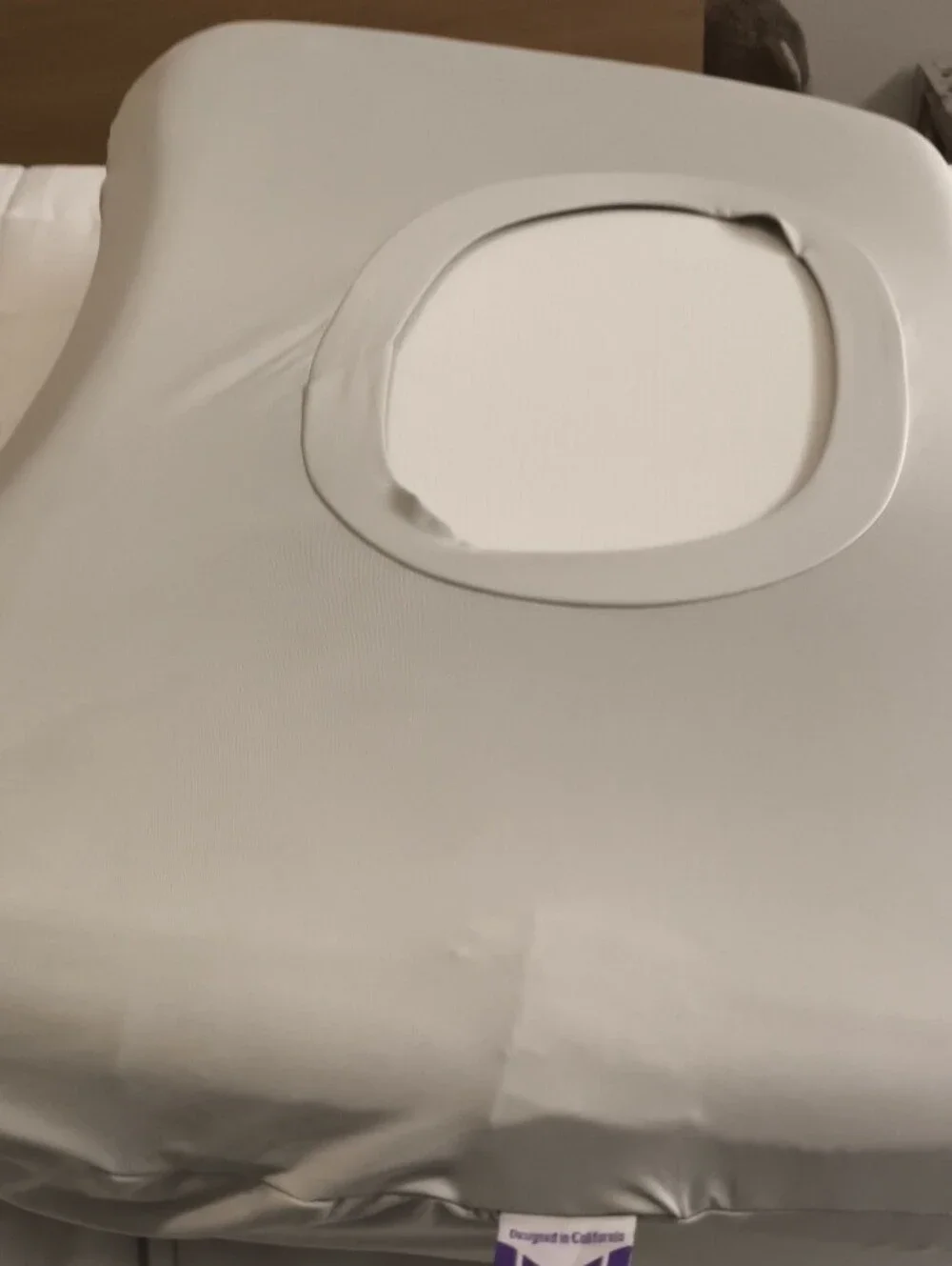Cushion Lab Deep Sleep Foam Contour Pillow - Light Gray